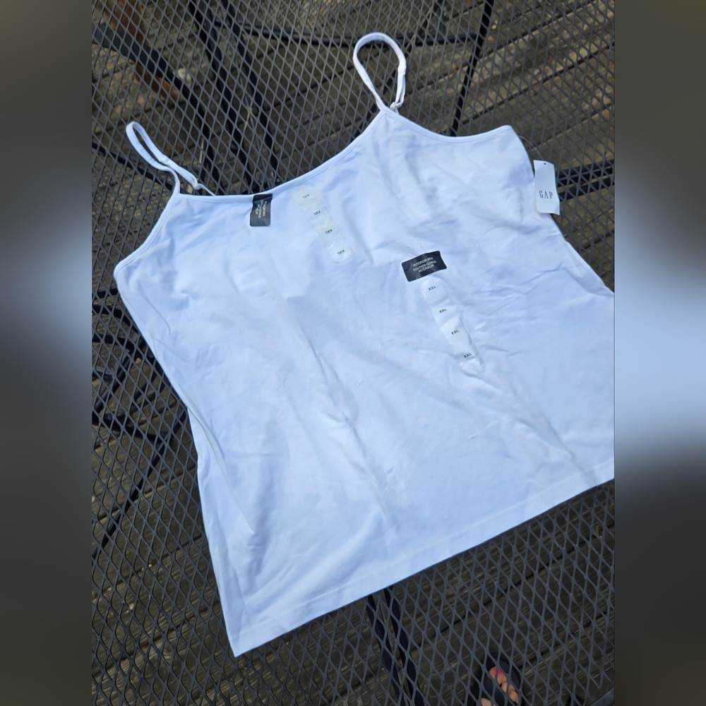 White Sleeveless Top